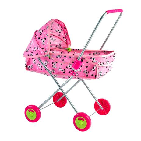 Carrinho De Boneca Berço Reborn Rosa - Brinquedos Oliveira - Carrinho de  Boneca - Magazine Luiza