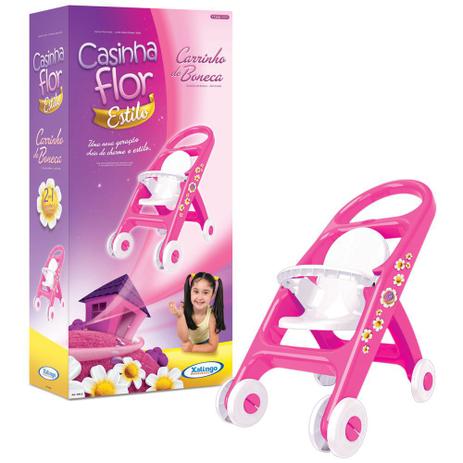 Carrinho de Boneca Casinha Flor Estilo 0481.0 Xalingo é boa?