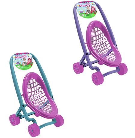 Carrinho de boneca de plastico infantil super mamy 62cm - Paramount Menor preço em Carrinho de boneca de plastico infantil super mamy 62cm - Paramount