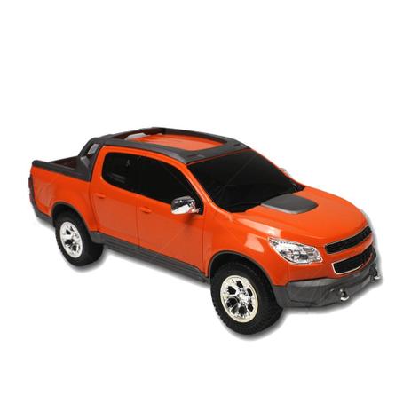 Carrinho de Brinquedo Infantil Laranja Pick-up S10 Rally 1145 Roma - Roma brinquedos é boa?