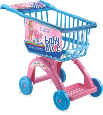 Carrinho de compra baby alive azul - Lider Menor preço em Carrinho de compra baby alive azul - Lider