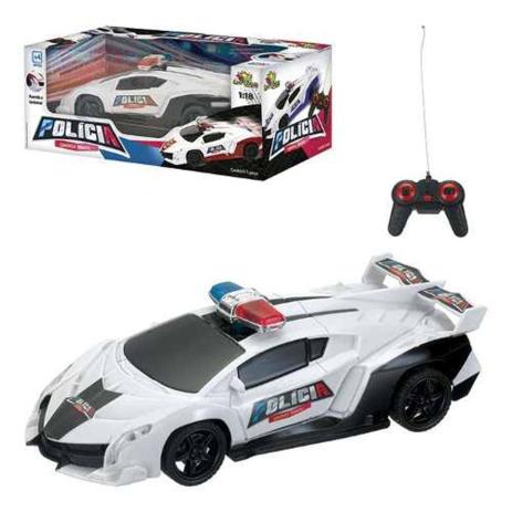 Carrinho De Controle Remoto Polícia Art Brink (branco e preto) - Artbrink é boa?