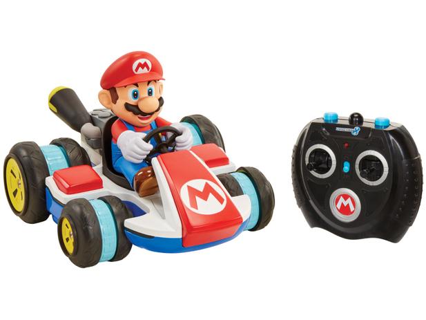 Carrinho de Controle Remoto Super Mario - Nintendo Super Mario Racer 8 Funções Candide Menor preço em Carrinho de Controle Remoto Super Mario - Nintendo Super Mario Racer 8 Funções Candide