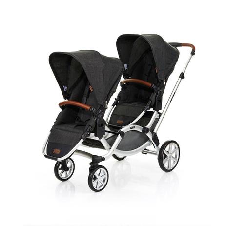 Carrinho de Gêmeos ABC Design Zoom Piano (Preto) - ABC Design Menor preço em Carrinho de Gêmeos ABC Design Zoom Piano (Preto) - ABC Design