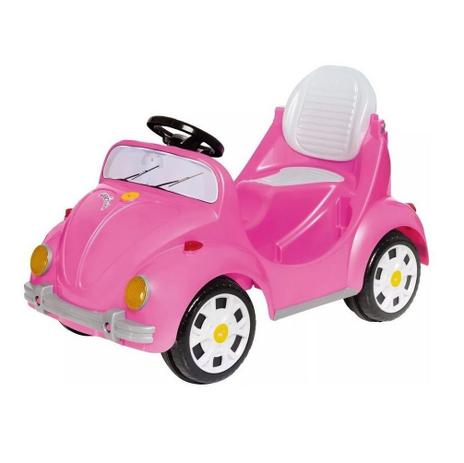 Carrinho De Passeio 2 em 1 Fusca Rosa - Fouks 1300 - Calesita - Tateti  Calesita - Mini Veículos - Magazine Luiza