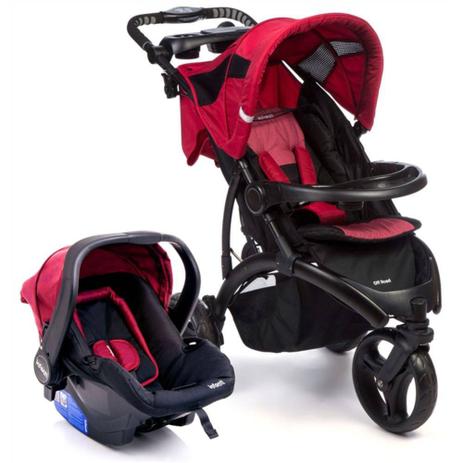Carrinho de Passeio 3 Rodas Off Road Travel System + Bebê Conforto Cherry - Infanti é boa?