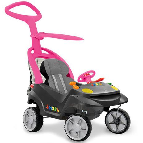Carrinho de Passeio Bandeirante Smart Baby Comfort Rosa - 521 Menor preço em Carrinho de Passeio Bandeirante Smart Baby Comfort Rosa - 521