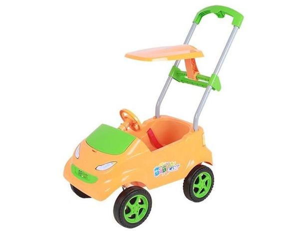 Carrinho de Passeio Infantil Baby Car - com Empurrador e Capota Xplast