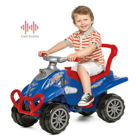 Carrinho de Passeio Infantil Cross Turbo Azul - Calesita Menor preço em Carrinho de Passeio Infantil Cross Turbo Azul - Calesita