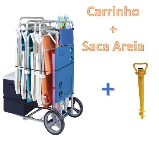 Carrinho De Praia Para 5 Cadeiras Avanço Caixa Térmica Mor Saca Areia é ruim? Carrinho De Praia Para 5 Cadeiras Avanço Caixa Térmica Mor Saca Areia é boa?