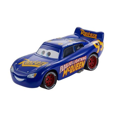 Carrinho diecast Cars 3 miniatura 1:55 Lightning Mc Queen Ferrugem Mattel FFJ80 é boa?