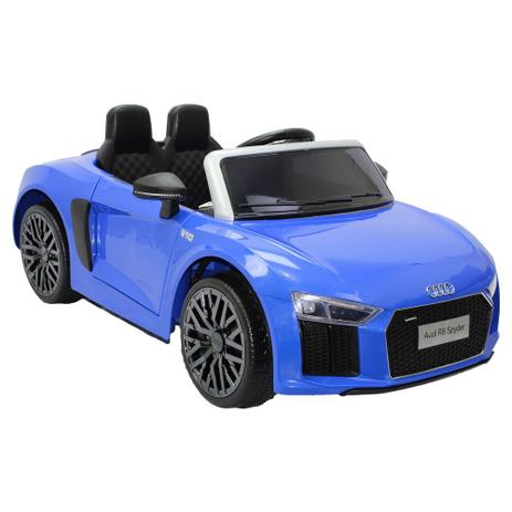 Carrinho elétrico infantil audi r8 spyder controle remoto azul mc87181 unica - Mega compras Menor preço em Carrinho elétrico infantil audi r8 spyder controle remoto azul mc87181 unica - Mega compras