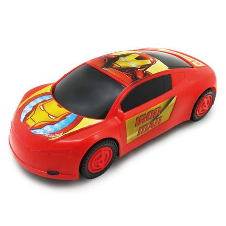 Carrinho Esportivo de Roda Livre - Avengers - Iron Man - Marvel - Toyng Menor preço em Carrinho Esportivo de Roda Livre - Avengers - Iron Man - Marvel - Toyng