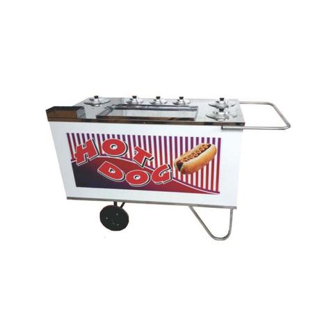 Carrinho hot-dog 1,20 x 0,60 s/chapa c/suporte p/sanduicheira roda maciça ch4 alsa Menor preço em Carrinho hot-dog 1,20 x 0,60 s/chapa c/suporte p/sanduicheira roda maciça ch4 alsa