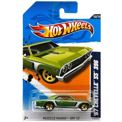 Carrinhos Hot Wheels c/ 5 Carros - Mattel - nivalmix