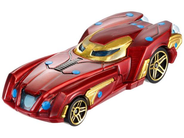 Carrinho Hot Wheels Iron Man Capitão América - Guerra Civil Mattel BDM71_DJJ55