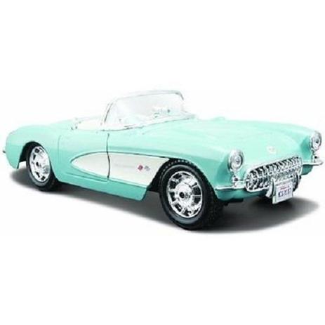Carrinho Maisto Miniatura Chevrolet 1957 Corvette Turquesa 1:24 31275 31900 Menor preço em Carrinho Maisto Miniatura Chevrolet 1957 Corvette Turquesa 1:24 31275 31900