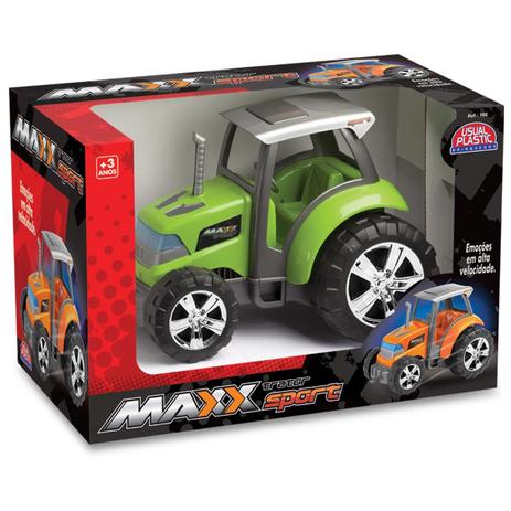 Carrinho Maxx Trator Sport - Usual Plastic Menor preço em Carrinho Maxx Trator Sport - Usual Plastic