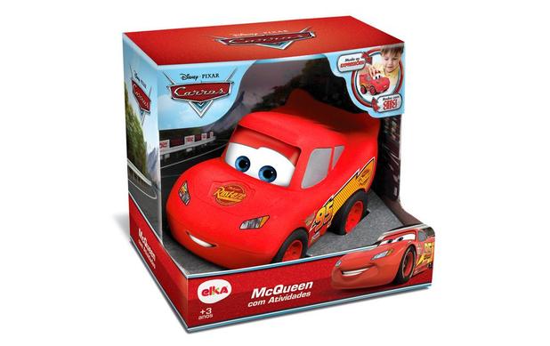 Carrinho mcqueen com atividades - carros 3 - elka unica Menor preço em Carrinho mcqueen com atividades - carros 3 - elka unica