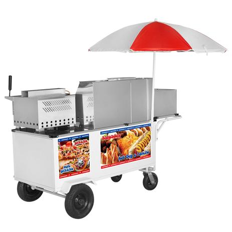 Carrinho Para Lanche Com Reservatório Térmico PHLS-4R-024 Armon Menor preço em Carrinho Para Lanche Com Reservatório Térmico PHLS-4R-024 Armon