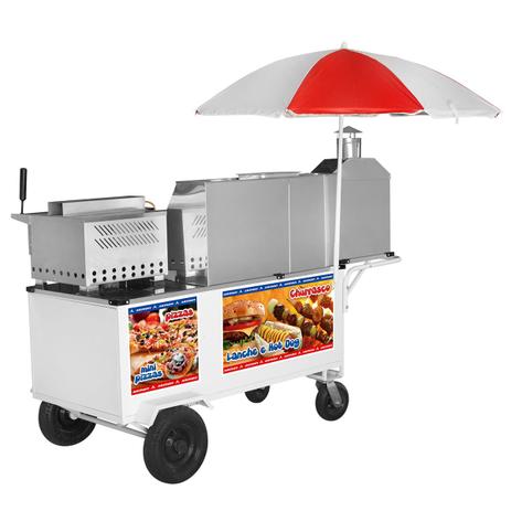 Carrinho Para Lanches Com Reservatório Térmico PCHL-4R-025 Armon Menor preço em Carrinho Para Lanches Com Reservatório Térmico PCHL-4R-025 Armon
