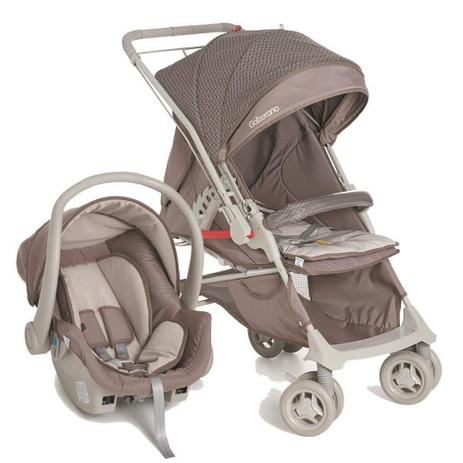 Carrinho Reversível Maranello II Travel System Cappuccino + Bebê Conforto - Galzerano Menor preço em Carrinho Reversível Maranello II Travel System Cappuccino + Bebê Conforto - Galzerano
