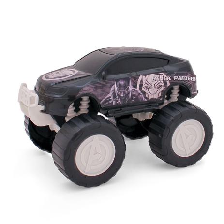 Carrinho Roda Livre - Monster Car - Avengers - Pantera Negra - Marvel - Toyng Menor preço em Carrinho Roda Livre - Monster Car - Avengers - Pantera Negra - Marvel - Toyng