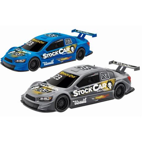 Carrinho Stock Car - Fricção Pull Back - Usual Plastic Menor preço em Carrinho Stock Car - Fricção Pull Back - Usual Plastic