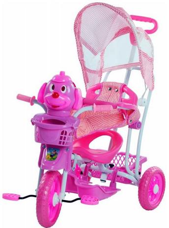 Carrinho Triciclo Gangorra Cabeça Cachorro Rosa Belfix Menor preço em Carrinho Triciclo Gangorra Cabeça Cachorro Rosa Belfix