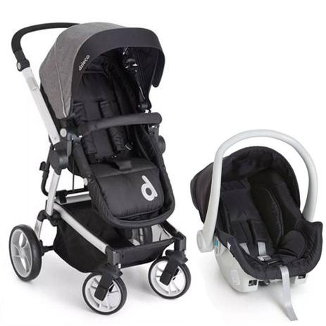 Carrinho Zolly Dzieco + Bebê Conforto Cocoon Preto - Galzerano Menor preço em Carrinho Zolly Dzieco + Bebê Conforto Cocoon Preto - Galzerano