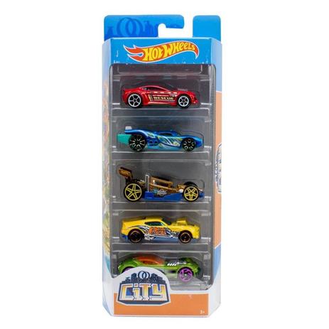 Carrinhos Hot Wheels - Pacote com 5 Carros - Mattel - CITY é boa?