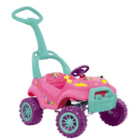 Carro a Pedal Smart Passeio Rosa Bandeirante - 462 Menor preço em Carro a Pedal Smart Passeio Rosa Bandeirante - 462