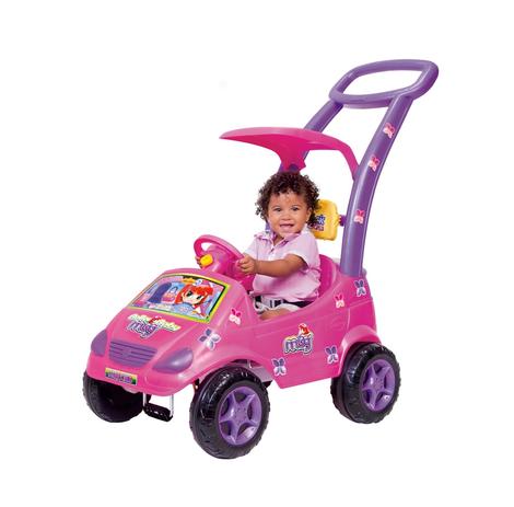 Carro andador roller baby versátil meg rosa magic toys Menor preço em Carro andador roller baby versátil meg rosa magic toys