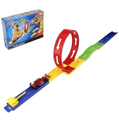 Menor preço em Carro com lancador + pista looping formula 1 possantes track na caixa wellkids - Wellmix