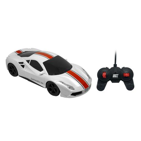 Carro Controle Remoto Outbreak Hot Wheels Branco RC 7 Funçoes Pilhas  Candide - Papellotti