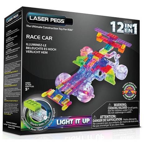 Carro de Corrida 12 em 1 Laser Pegs Menor preço em Carro de Corrida 12 em 1 Laser Pegs
