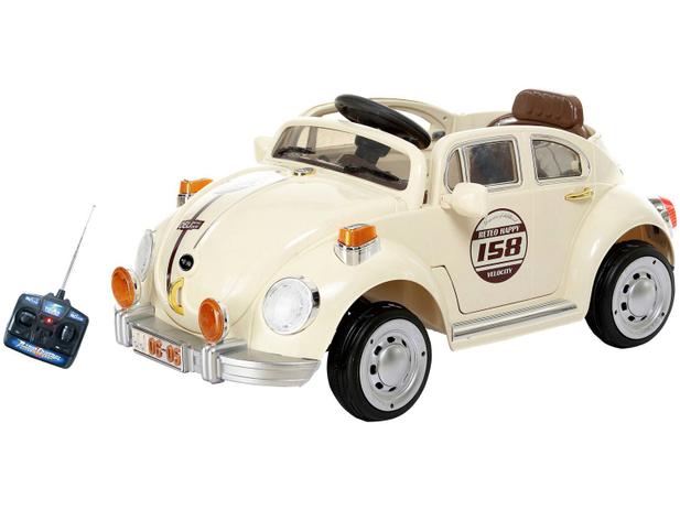 Carro Elétrico Infantil Fusca - com Controle Remoto Emite Sons Bel Brink 6V