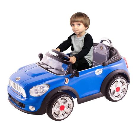 Carro Elétrico Infantil Mini Cooper Conversível Azul 6V (912400) II - BelFix Menor preço em Carro Elétrico Infantil Mini Cooper Conversível Azul 6V (912400) II - BelFix
