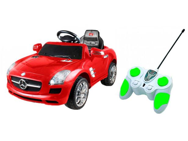 Carro Elétrico Infantil Vermelho Xalingo - Mercedes Benz 6V com Controle Remoto Menor preço em Carro Elétrico Infantil Vermelho Xalingo - Mercedes Benz 6V com Controle Remoto
