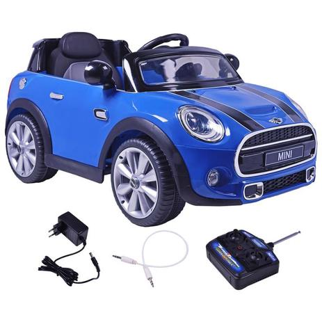 Carro Elétrico Mini Cooper Azul com Controle Remoto BELFIX - Bel fix Menor preço em Carro Elétrico Mini Cooper Azul com Controle Remoto BELFIX - Bel fix