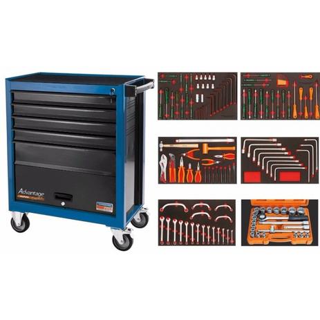 Carro Kit de Ferramentas 5 Gavetas 1 Porta 136 Peças Tramontina Menor preço em Carro Kit de Ferramentas 5 Gavetas 1 Porta 136 Peças Tramontina