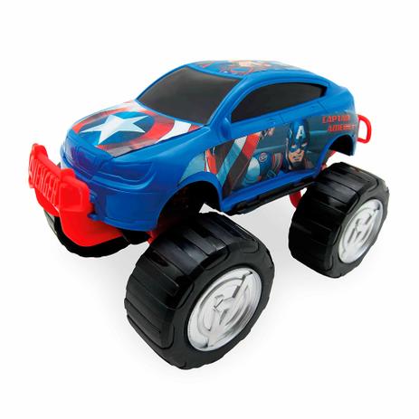Carro Roda Livre 20cm Capitão América - Toyng Menor preço em Carro Roda Livre 20cm Capitão América - Toyng