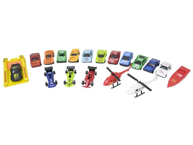 Carro Super Velozes Kids BBR Toys MA0005 - 12 Peças com Acessórios