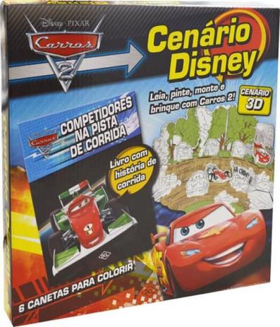 Carros 2 - Cenario Disney - Dcl Menor preço em Carros 2 - Cenario Disney - Dcl