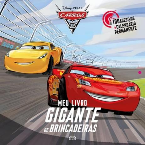 Carros 3: meu livro gigante de brincadeiras Menor preço em Carros 3: meu livro gigante de brincadeiras