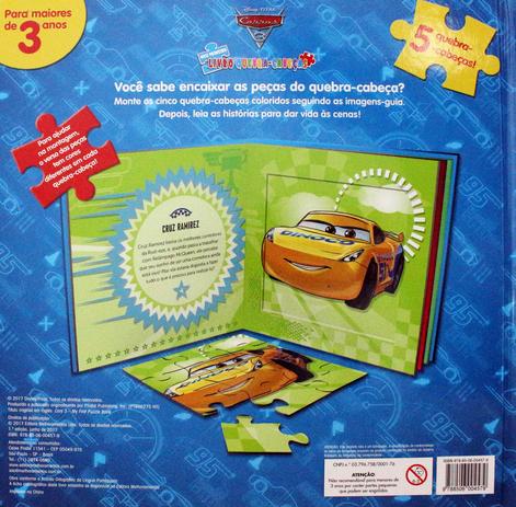 Carros 3 - Meu Primeiro Livro Quebra-cabeças Menor preço em Carros 3 - Meu Primeiro Livro Quebra-cabeças