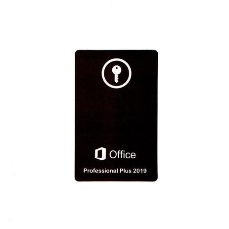Cartão de ativação Microsoft Office Professional Plus 2019 Menor preço em Cartão de ativação Microsoft Office Professional Plus 2019