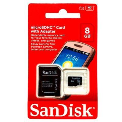 Cartao de Memoria 8gb Sandisk Menor preço em Cartao de Memoria 8gb Sandisk