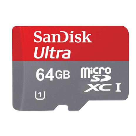 Menor preço em Cartão de memória MicroSD Classe 10 - 64 GB - Sandisk