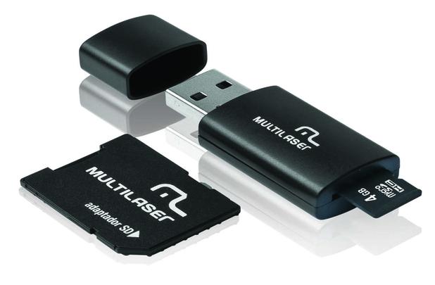 Cartão De Memória Multilaser Microsd + Sd + Pen Drive 4gb Kit 3 Em 1 é boa?